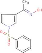 1-[1-(phenylsulphonyl)-1H-pyrrol-3-yl]ethan-1-one oxime