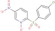 2-[(4-chlorophenyl)sulphonyl]-5-nitropyridinium-1-olate