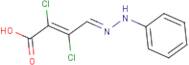 2,3-dichloro-4-(2-phenylhydrazono)but-2-enoic acid