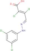 2,3-dichloro-4-[2-(3,5-dichlorophenyl)hydrazono]but-2-enoic acid