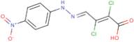 2,3-dichloro-4-[2-(4-nitrophenyl)hydrazono]but-2-enoic acid