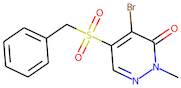 5-(benzylsulphonyl)-4-bromo-2-methyl-2,3-dihydropyridazin-3-one