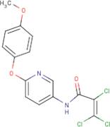 N1-[6-(4-methoxyphenoxy)-3-pyridyl]-2,3,3-trichloroacrylamide