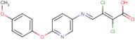 2,3-dichloro-4-{[6-(4-methoxyphenoxy)-3-pyridyl]imino}but-2-enoic acid