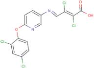 2,3-dichloro-4-{[6-(2,4-dichlorophenoxy)-3-pyridyl]imino}but-2-enoic acid