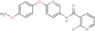 N3-[6-(4-methoxyphenoxy)-3-pyridyl]-2-chloronicotinamide