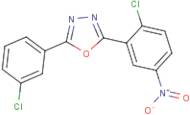 2-(2-Chloro-5-nitrophenyl)-5-(3-chlorophenyl)-1,3,4-oxadiazole