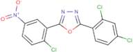 2-(2-chloro-5-nitrophenyl)-5-(2,4-dichlorophenyl)-1,3,4-oxadiazole