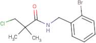 N1-(2-bromobenzyl)-3-chloro-2,2-dimethylpropanamide