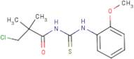 N-(3-chloro-2,2-dimethylpropanoyl)-N'-(2-methoxyphenyl)thiourea