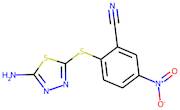 2-[(5-Amino-1,3,4-thiadiazol-2-yl)thio]-5-nitrobenzonitrile