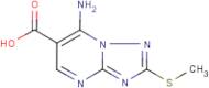 7-amino-2-(methylthio)[1,2,4]triazolo[1,5-a]pyrimidine-6-carboxylic acid