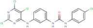 N-(4-chlorophenyl)-N'-{3-[(2,5,6-trichloropyrimidin-4-yl)amino]phenyl}urea