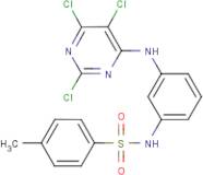 N1-{3-[(2,5,6-trichloropyrimidin-4-yl)amino]phenyl}-4-methylbenzene-1-sulphonamide