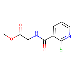 Methyl 2-{[(2-chloro-3-pyridyl)carbonyl]amino}acetate