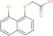 2-[(8-Chloro-1-naphthyl)thio]acetic acid