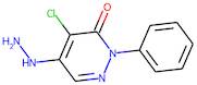 4-chloro-5-hydrazino-2-phenyl-2,3-dihydropyridazin-3-one