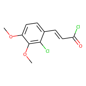 3-(2-chloro-3,4-dimethoxyphenyl)prop-2-enoyl chloride