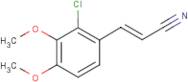 3-(2-chloro-3,4-dimethoxyphenyl)acrylonitrile