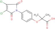 2-[4-(3,4-dichloro-2,5-dioxo-2,5-dihydro-1H-pyrrol-1-yl)phenoxy]-2-methylpropanoic acid