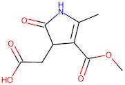 2-[4-(methoxycarbonyl)-5-methyl-2-oxo-2,3-dihydro-1H-pyrrol-3-yl]acetic acid