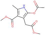 methyl 5-(acetyloxy)-4-(2-methoxy-2-oxoethyl)-2-methyl-1H-pyrrole-3-carboxylate