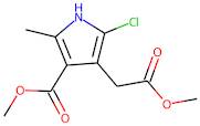 Methyl 5-chloro-4-(2-methoxy-2-oxoethyl)-2-methyl-1H-pyrrole-3-carboxylate