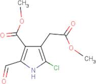 methyl 5-chloro-2-formyl-4-(2-methoxy-2-oxoethyl)-1H-pyrrole-3-carboxylate