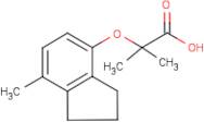 2-methyl-2-[(7-methyl-2,3-dihydro-1H-inden-4-yl)oxy]propanoic acid