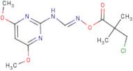 N'-[(3-chloro-2,2-dimethylpropanoyl)oxy]-N-(4,6-dimethoxypyrimidin-2-yl)iminoformamide