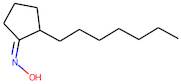 2-heptylcyclopentan-1-one oxime