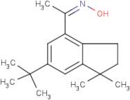 1-[6-(tert-butyl)-1,1-dimethyl-2,3-dihydro-1H-inden-4-yl]ethan-1-one oxime