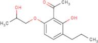 1-[2-Hydroxy-6-(2-hydroxypropoxy)-3-propylphenyl]ethan-1-one