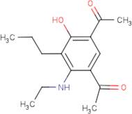 1-[5-acetyl-2-(ethylamino)-4-hydroxy-3-propylphenyl]ethan-1-one