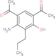 1-(5-Acetyl-2-amino-4-hydroxy-3-propylphenyl)ethan-1-one