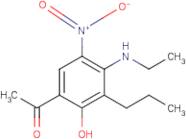 1-[4-(ethylamino)-2-hydroxy-5-nitro-3-propylphenyl]ethan-1-one