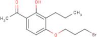 1-[4-(3-Bromopropoxy)-2-hydroxy-3-propylphenyl]ethan-1-one