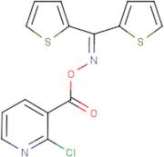 2-chloro-3-[({[di(2-thienyl)methylene]amino}oxy)carbonyl]pyridine