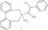 2-(6-methyl-6,7-dihydro-5H-dibenzo[c,e]azepinium-6-yl)-1-phenylpropan-1-ol iodide