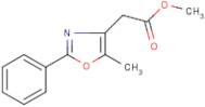 methyl 2-(5-methyl-2-phenyl-1,3-oxazol-4-yl)acetate