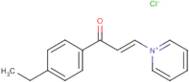 1-(4-ethylphenyl)-3-pyridinium-1-ylprop-2-en-1-one chloride