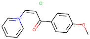 N-[3-(4-Methoxyphenyl)-3-oxoprop-1-en-1-yl]pyridinium chloride