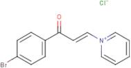 1-(4-bromophenyl)-3-pyridinium-1-ylprop-2-en-1-one chloride