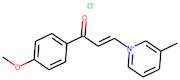 N-[(1E)-3-(4-Methoxyphenyl)-3-oxoprop-1-en-1-yl]-3-methylpyridinium chloride