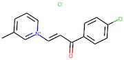 N-[(1E)-3-(4-Chlorophenyl)-3-oxoprop-1-en-1-yl]-3-methylpyridinium chloride