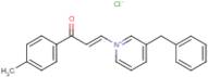 3-(3-benzylpyridinium-1-yl)-1-(4-methylphenyl)prop-2-en-1-one chloride