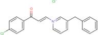 3-(3-benzylpyridinium-1-yl)-1-(4-chlorophenyl)prop-2-en-1-one chloride