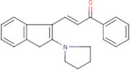 1-phenyl-3-(2-tetrahydro-1H-pyrrol-1-yl-1H-inden-3-yl)prop-2-en-1-one