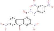 N'4-(2,4-dinitrophenyl)-2,7-dinitro-9-oxo-9H-fluorene-4-carbohydrazide