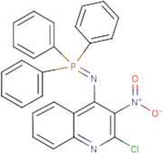 N4-(1,1,1-triphenyl-lambda~5~-phosphanylidene)-2-chloro-3-nitroquinolin-4-amine